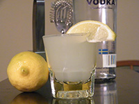 Lemon Drop Mixed Drink